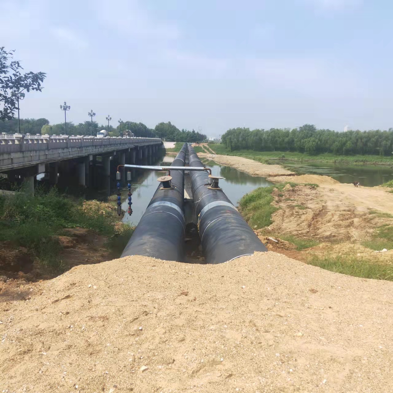 施甸输油管道清洗